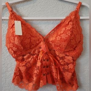 Lace crop top